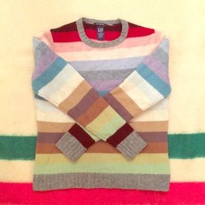 Multi Striped Wool Sweater